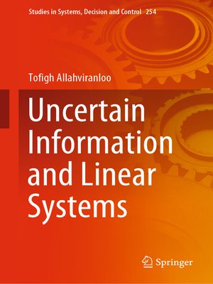cover image of Uncertain Information and Linear Systems